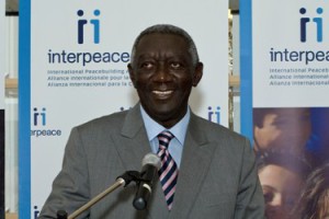President Kufuor becomes Chair of Interpeace