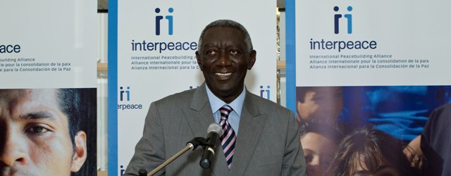 President John. A. Kufuor, Chairman of Interpeace