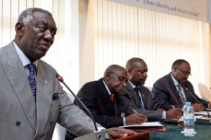 President Kufuor opens the national conference in Rwanda