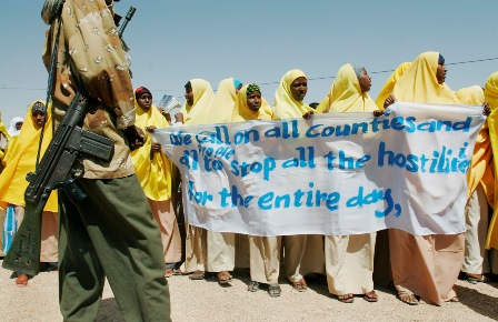 Somali women standing up for peace