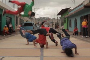 Hip hop dance show for Peace Day in Guatemala