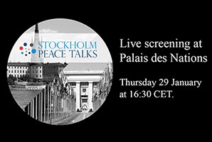 Live screening at the Palais des Nations