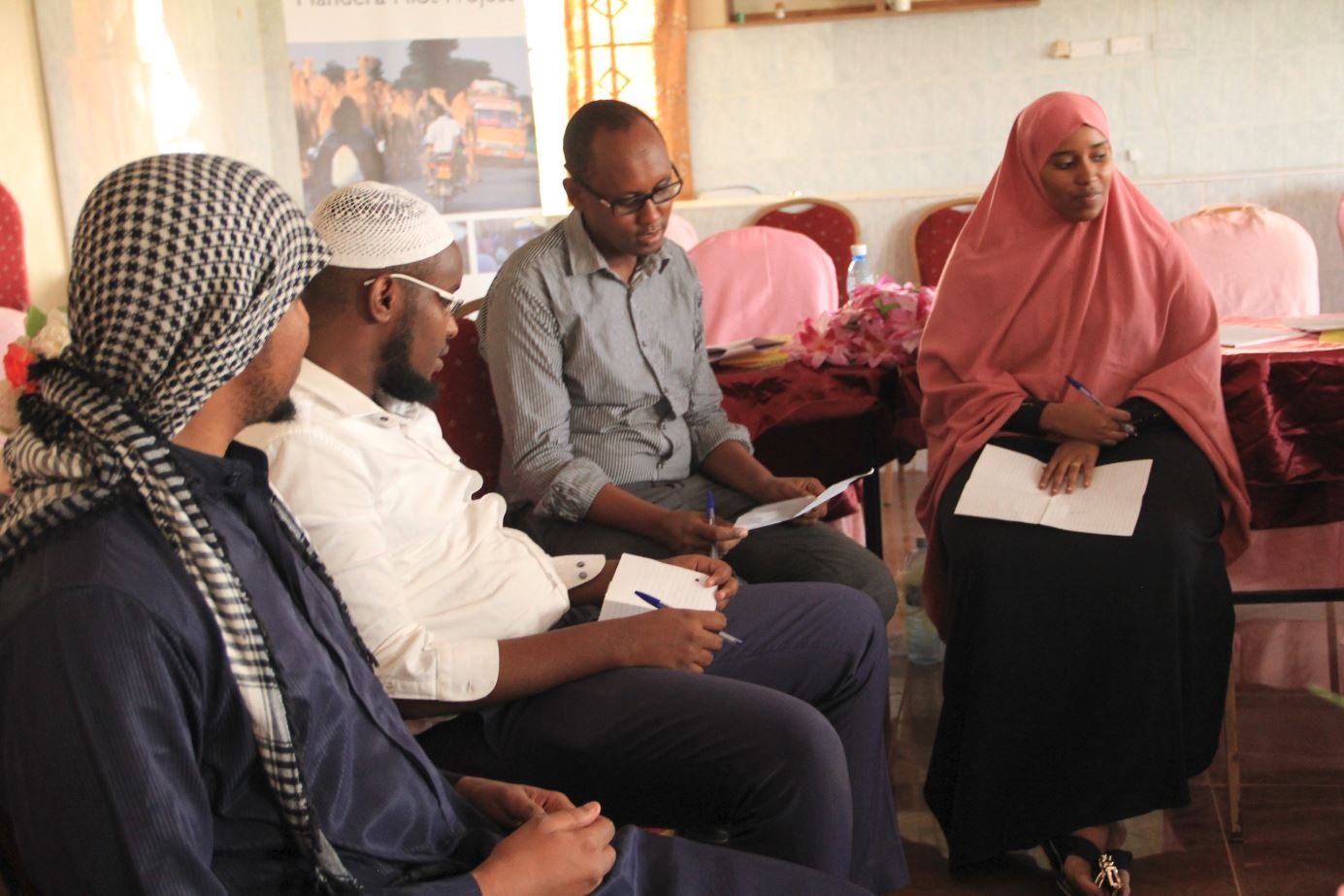 01_Members of the new Mandera Programme team during their induction. Photo credit - Interpeace