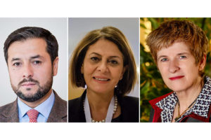 Interpeace welcomes Nasir Andisha of Afghanistan to our Advisory Council, Hind Kabawat of Syria-Canada and Kate Gilmore of Australia to our Governing Board