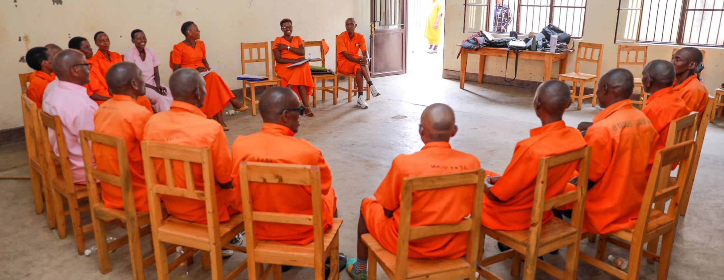 Community session in Rwanda